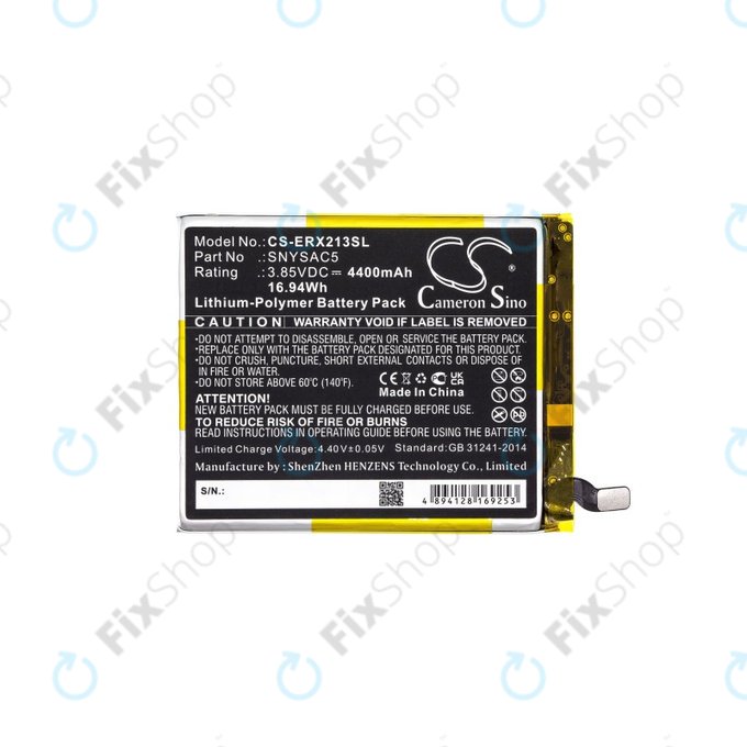 Baterija za Sony Xperia 10 III, 4400mAh, Li-Pol, 3.85 V, SNYSAC5, HQ