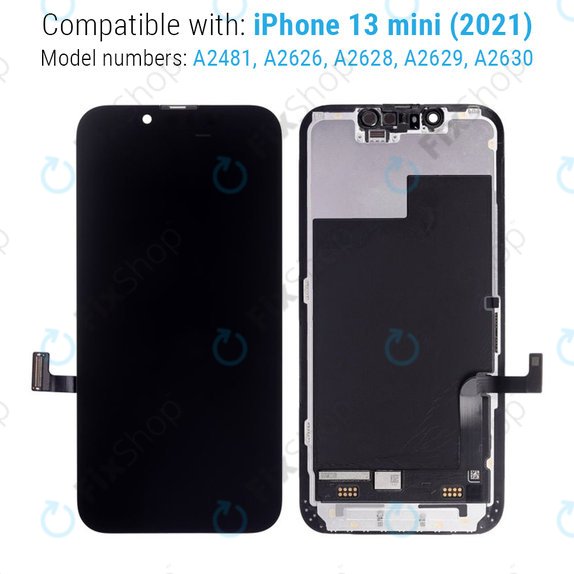 Apple iPhone 13 Mini - LCD zaslon + steklo na dotik + okvir Refurbished