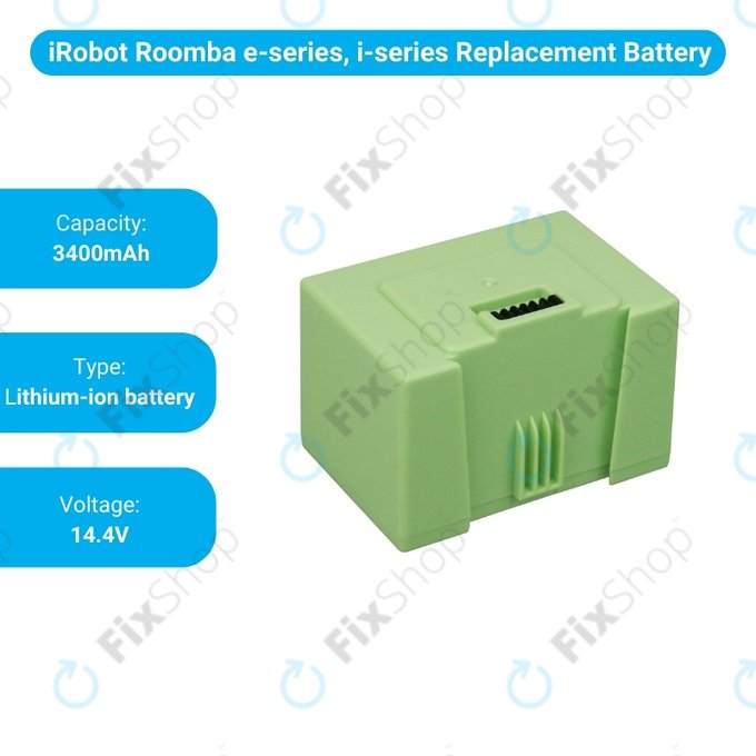 iRobot Roomba e-series, i-series - Baterija ABL-D1, 4624864, ABL-D2 Li-Ion 14.4V 3400mAh