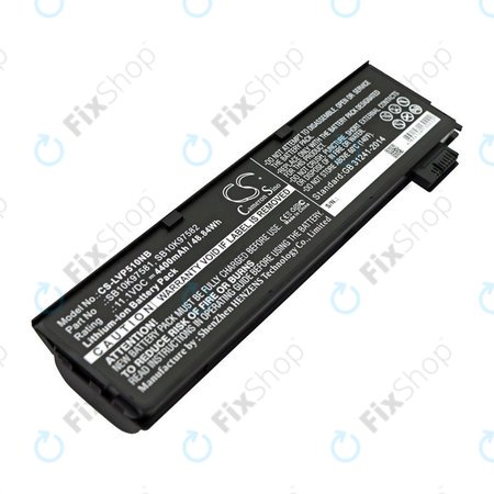 Baterija za Lenovo ThinkPad P51, T470, T570, 4400mAh, Li-Ion, 11.1V, SB10K97581, HQ
