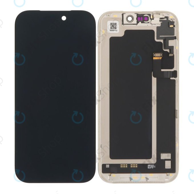 Zaslon Soft OLED 120Hz za iPhone 17 Pro - Steklo na dotik + Okvir, Genuine Apple