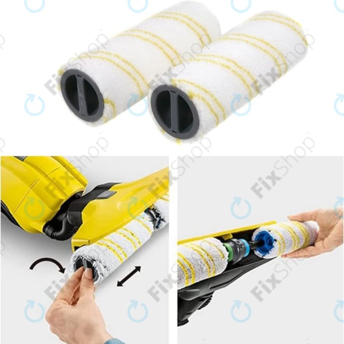 Kärcher FC 3, FC 5, FC 7 - Komplet valjev za vse vrste podlag (rumen)