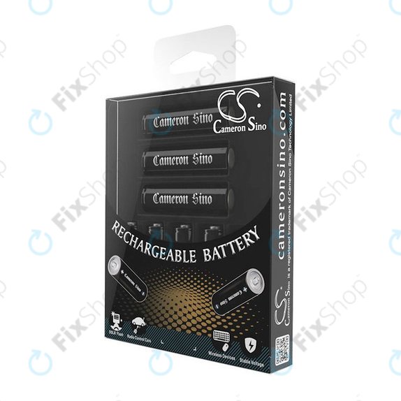 Rechargeable Battery, CameronSino AA, 8pcs, 2200mAh, Ni-MH, 1.2V, –, HQ