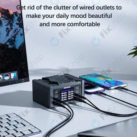 Mechanic V-Power 8 Pro - Servisna USB polnilna postaja z USB-C, USB 3.0