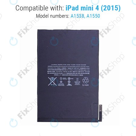 Apple iPad Mini 4 - Baterija 5124mAh