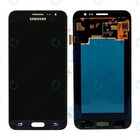 Samsung Galaxy J3 J320F (2016) - LCD zaslon + steklo na dotik (Black) - GH97-18414C, GH97-18748C Genuine Service Pack