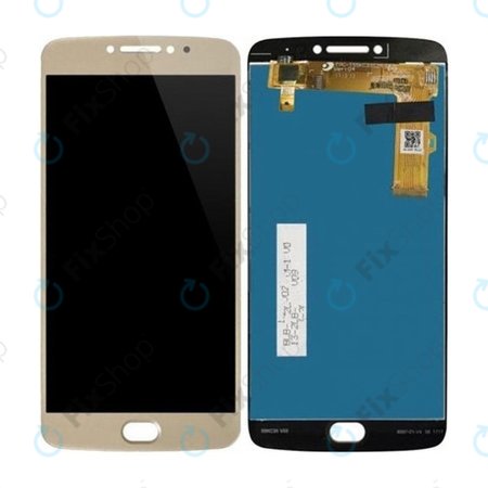 Motorola Moto E4 XT1761 - LCD zaslon + steklo na dotik (Gold) TFT