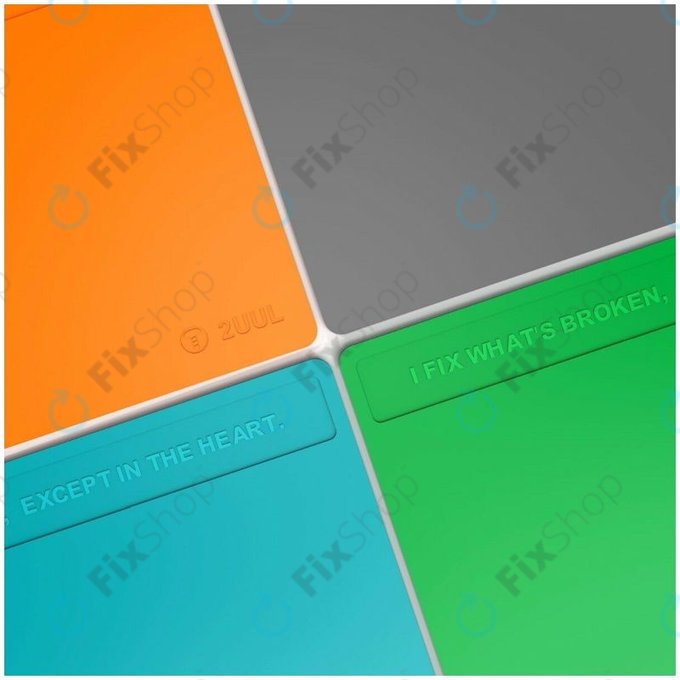 2UUL - ESD antistatična silikonska podloga, odporna na vročino - 40 x 28 cm (modra)