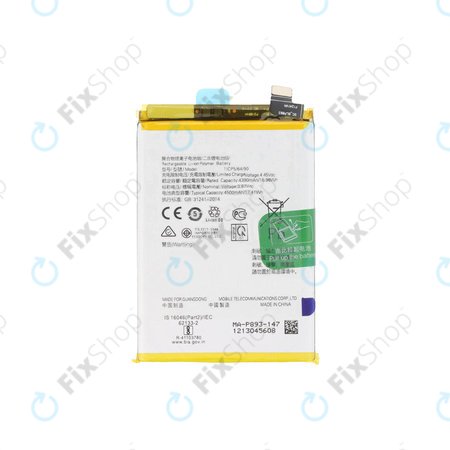 Oppo Reno 7 5G, Find X3 Neo, Find X5 Lite - Baterija BLP855 4500mAh