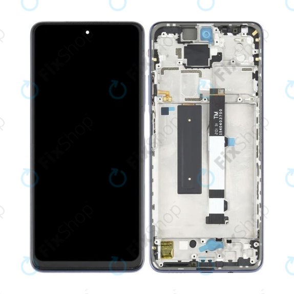 Xiaomi Mi 10T Lite 5G - LCD zaslon + steklo na dotik + okvir (Pearl Gray) TFT