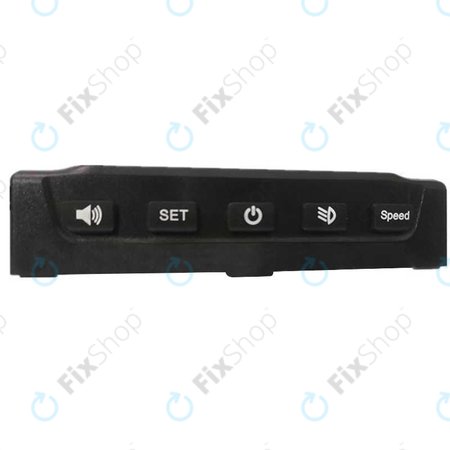 Kugoo S1, S1 Pro, S2, S3 - Komplet armaturne plošče (plastični pokrov zaslona, ročica za plin, zavore, pokrov LED luči)