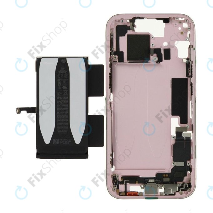 Srednji okvir z baterijo za iPhone 15 | Pink | ZD076-00670 | Genuine Apple