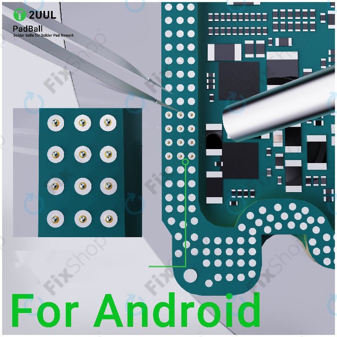 Spajkalne kroglice za popravilo Android, 2UUL PB02