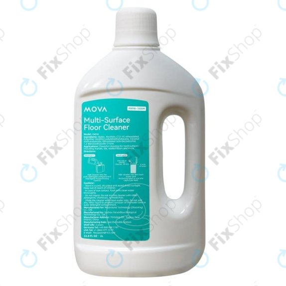 Čistilo za trde talne površine, 1 l za Dreame Bot L10s Ultra, L20 Ultra, L30 Ultra, Xiaomi Robot Vacumm S20