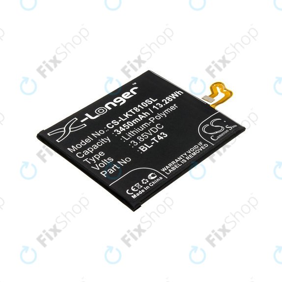 Baterija za LG G8S ThinQ, ThinQ Global, 3450mAh, Li-Pol, 3.85V, BL-T43, HQ