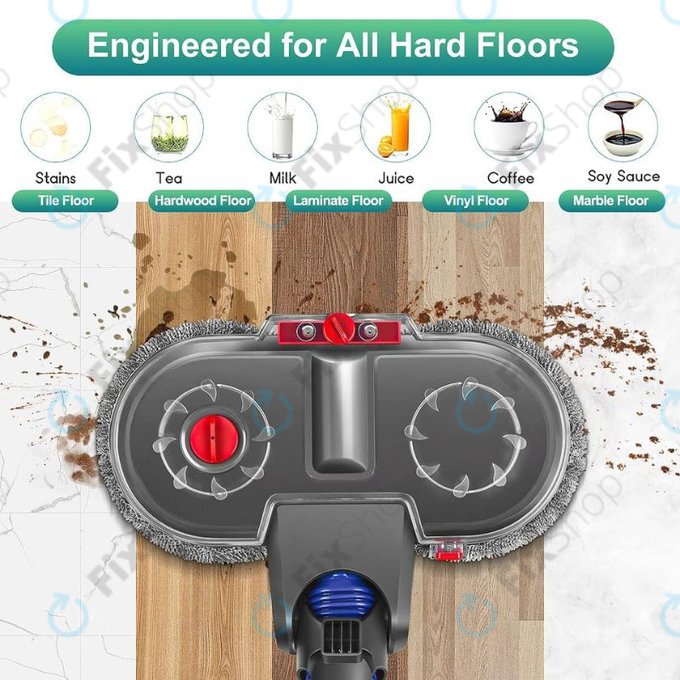 Dyson V-series, Outsize - Električna čistilna glava z rezervoarjem