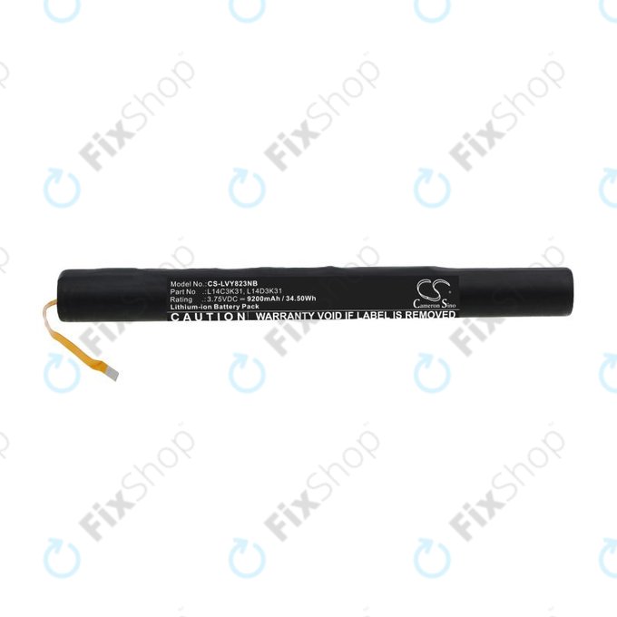 Baterija za Lenovo Yoga Tablet 2, 9200mAh, Li-Ion, 3.75V, L14C3K31, HQ