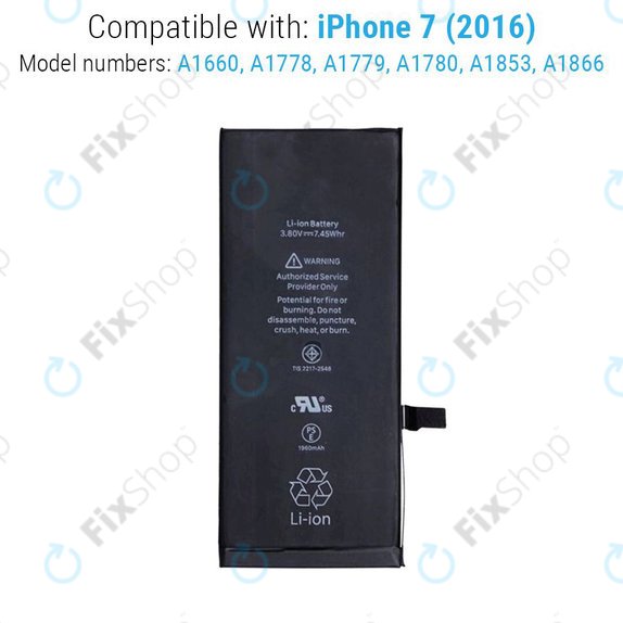 Baterija za iPhone 7, 1960mAh, Service Pack