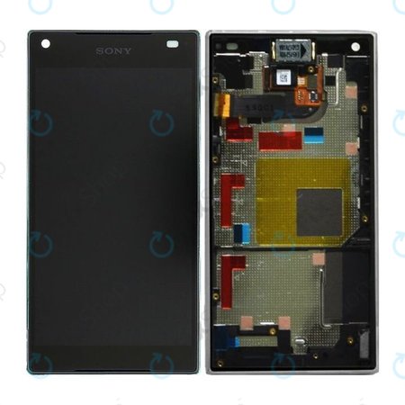 Sony Xperia Z5 Compact E5803 - LCD zaslon + steklo na dotik + okvir (Graphite Black) - 1297-3728 Genuine Service Pack