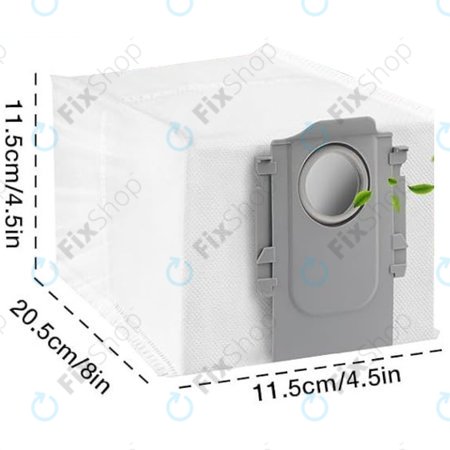 Xiaomi Roborock Qrevo Curv, Qrevo Edge, S8 MaxV Ultra, S8 Max Ultra, Saros 10, Saros 10R, QV-series - Vrečka za sesalnik