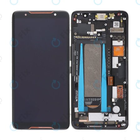 Zaslon OLED za Asus ROG ZS600KL, Steklo na dotik z okvirjem