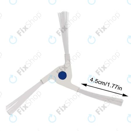 Ecovacs Deebot X2-series - Stranska krtača (Bela) - 2 kosa