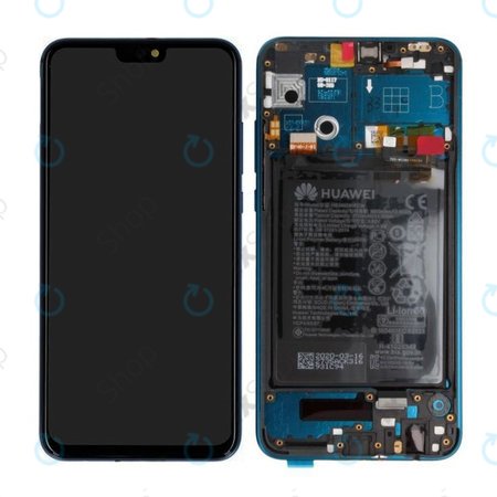 Huawei Honor 9X Lite - LCD zaslon + steklo na dotik + okvir + baterija (Emerald Green) - 02353QJT Genuine Service Pack