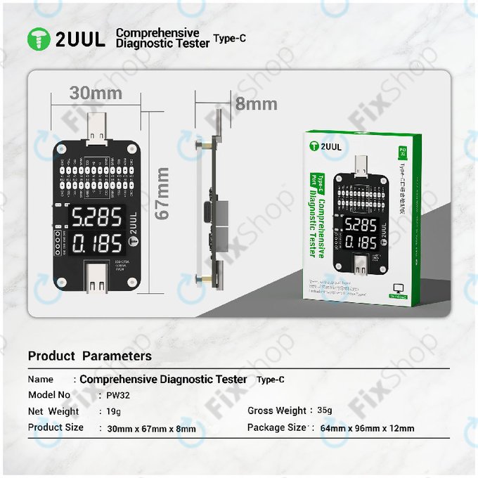 Celovit diagnostični tester, 2UUL PW32