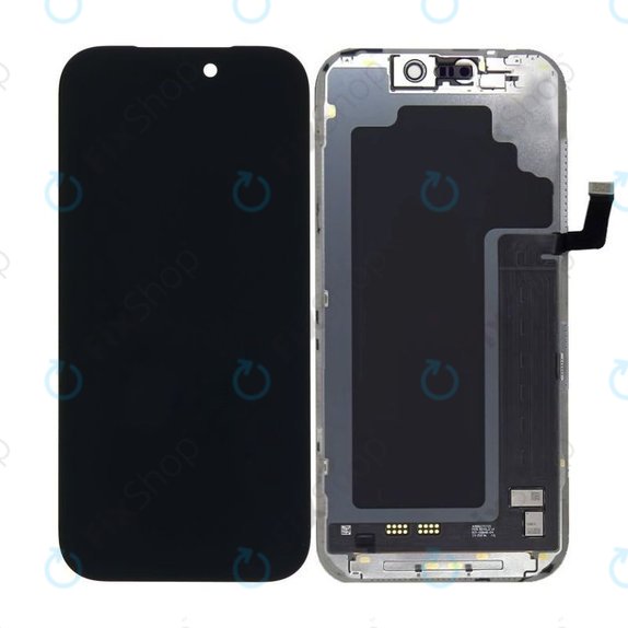 Zaslon Soft OLED 120Hz za iPhone 17 Pro, Steklo na dotik z okvirjem, FixPremium