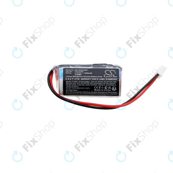 Baterija za Verisure, 1350mAh, Li-MnO2, 3V, CR-2/3AZ, HQ
