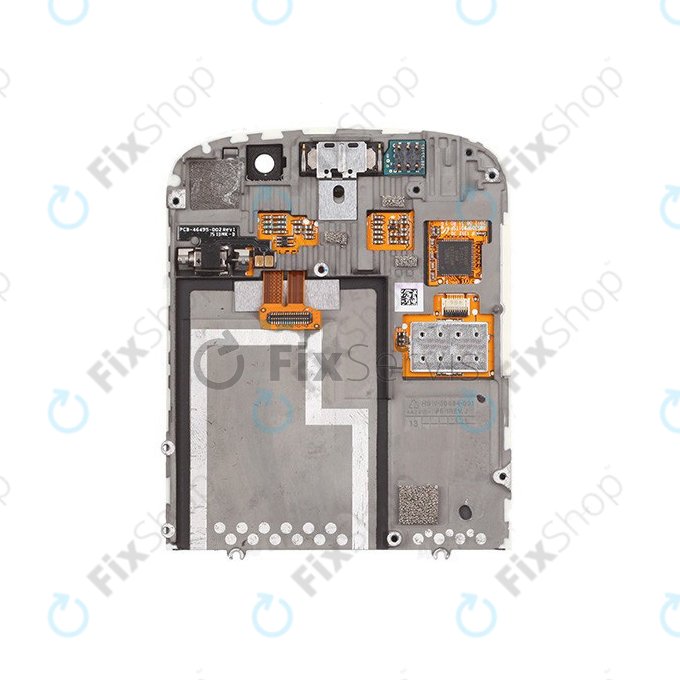 Blackberry Q10 - LCD zaslon + steklo na dotik + okvir (White) TFT