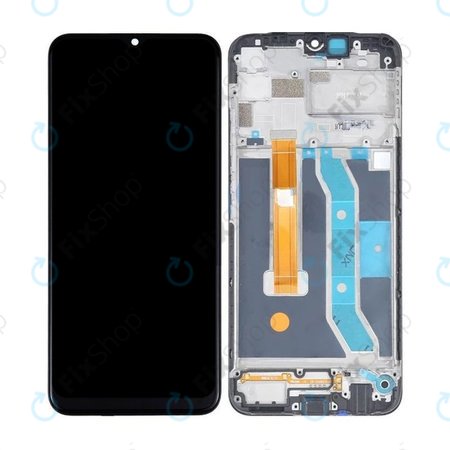 Realme C12 RMX2189 - LCD zaslon + steklo na dotik + okvir TFT