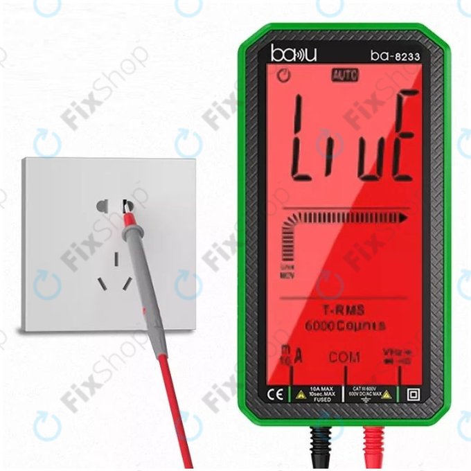 Baku BA-8233 - profesionalni digitalni multimeter z zaslonom na dotik