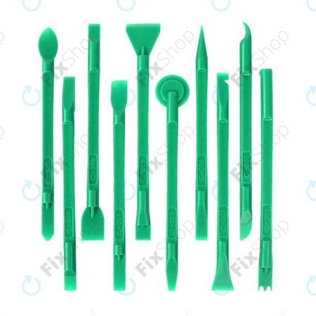 Relife RL-049C - dvostranski set orodij za razstavljanje 10 v 1 (zelen)