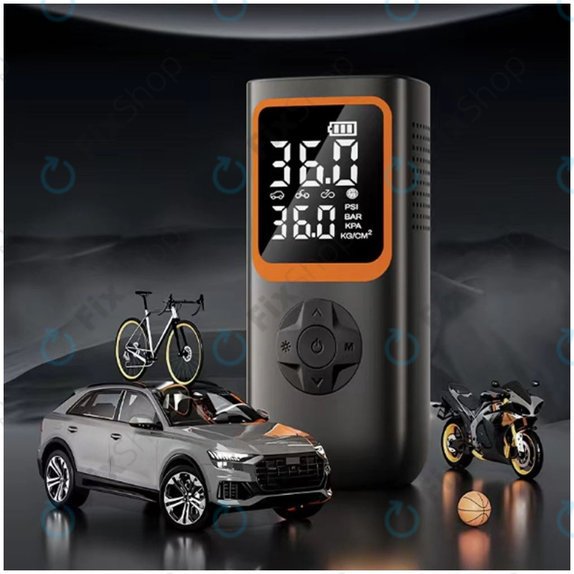 Prenosni električni zračni kompresor z Dodatki (11.1V, 2000mAh)