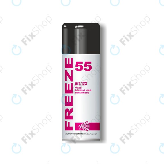 Freeze 55 - Zamrzovalni sprej -55°C (neprevodno, vnetljivo) - 400 ml