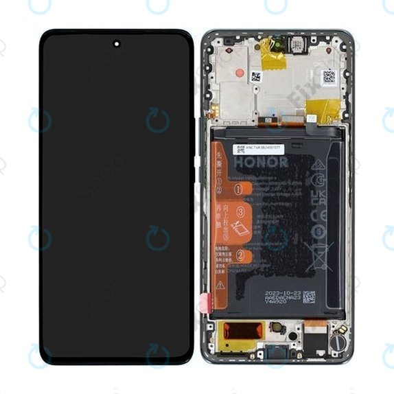Honor Magic6 Lite - LCD zaslon + steklo na dotik + okvir + baterija (Green) - 0235AHHQ, 0235AHHV Genuine Service Pack