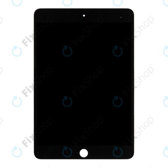 LCD Zaslon za iPad Mini 4, Black, Steklo na dotik brez okvirja