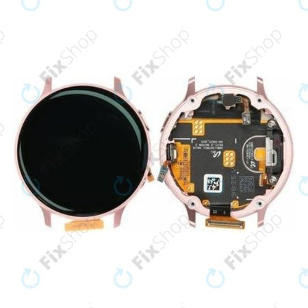 Samsung Galaxy Watch Active 2 44mm - LCD zaslon + steklo na dotik + okvir (Pink Gold) - GH82-21125B Genuine Service Pack
