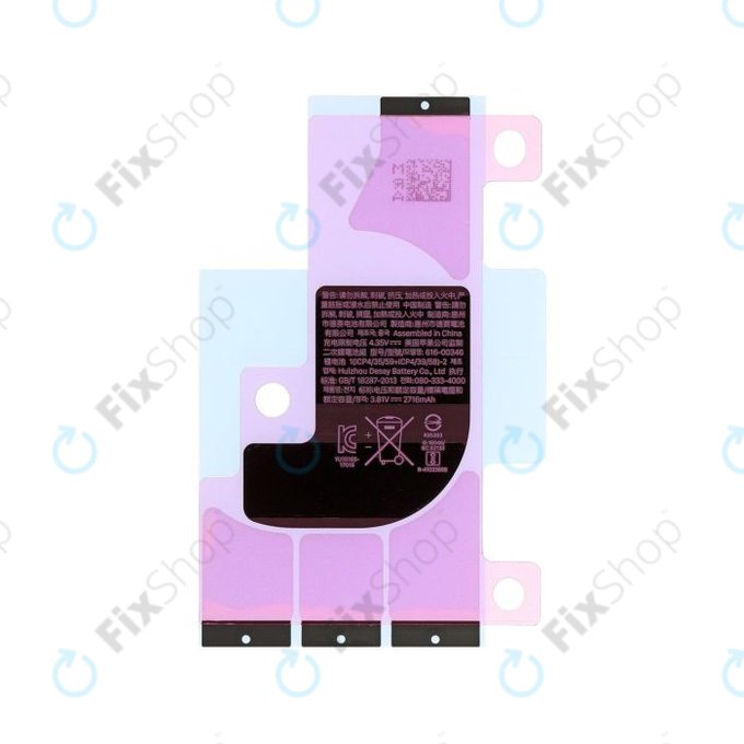 Apple iPhone X - Zadnje ohišje z majhnimi deli (Silver)