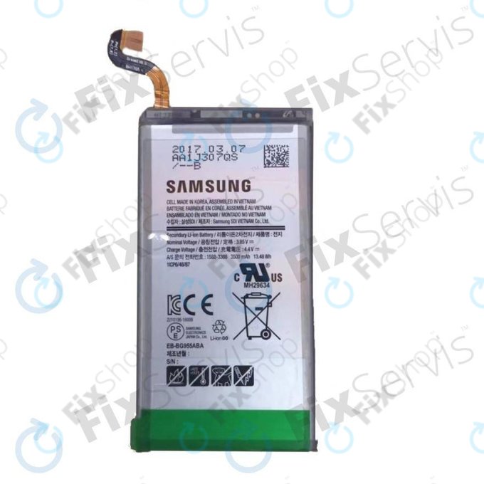 Samsung Galaxy S8 Plus G955F - Baterija EB-BG955ABE, EB-BG955ABA 3500mAh - GH43-04726A, GH82-14656A Genuine Service Pack