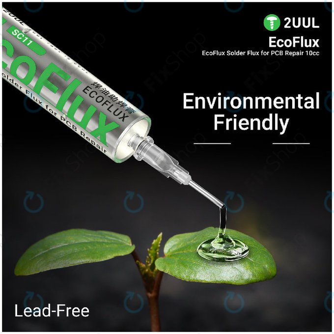 Tekočina za spajkanje (Flux) EcoFlux, 2UUL SC11, 10cc