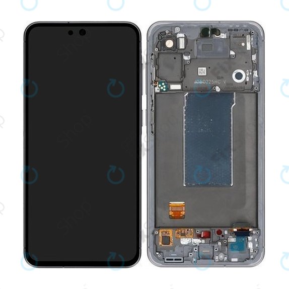 Samsung Galaxy A56 A566E - LCD zaslon + steklo na dotik + okvir (Awesome Graphite) OLED