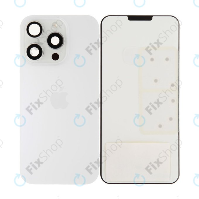 Steklo zadnjega ohišja za iPhone 16 Pro | White Titanium | 661-42723 | Genuine Apple
