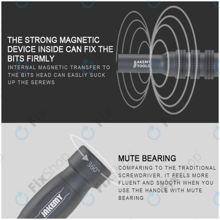 Jakemy JM-8172 - Komplet servisnega orodja za servis elektronike 73 v 1