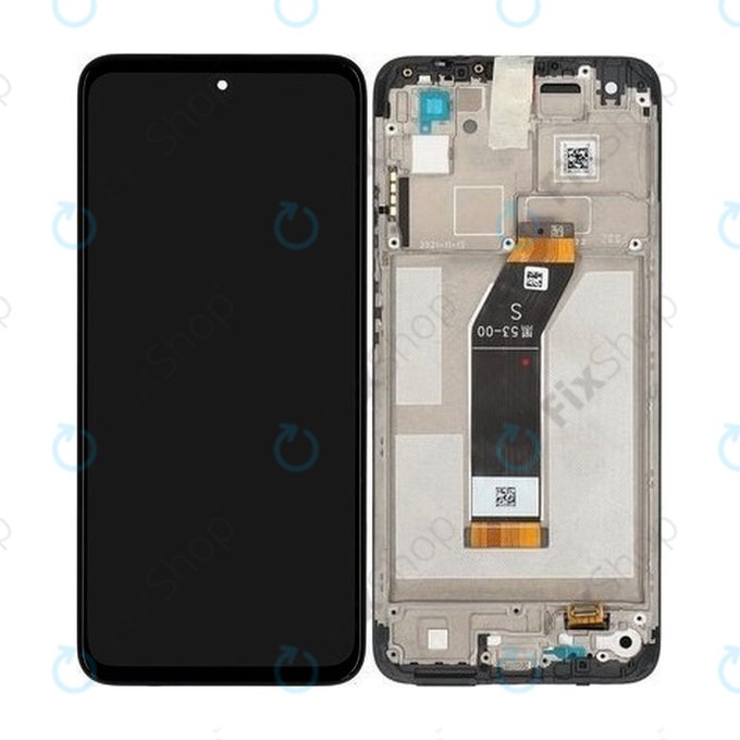 Xiaomi Redmi 10 (2022) 21121119SG 22011119UY - LCD zaslon + steklo na dotik + okvir (Carbon Grey) - 560001K19S00 Genuine Service Pack