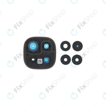 Steklo zadnje kamere z okvirjem za Xiaomi Redmi Note 15 Pro 5G, Black