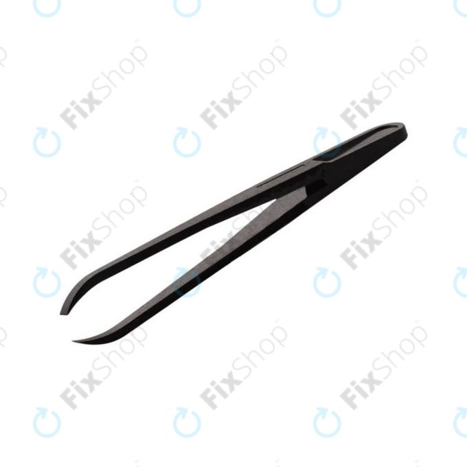 Plastična antistatična pinceta s tanko ukrivljeno konico