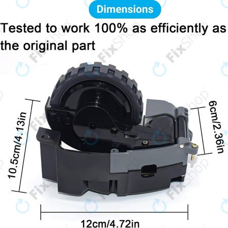 iRobot Roomba e-series, i-series, j-series - Kolo z Motorjem (Levo)