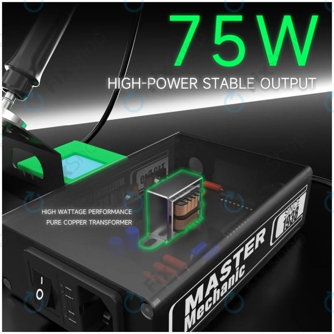 Mechanic T12 Pro - Digitalna spajkalna postaja (Black)